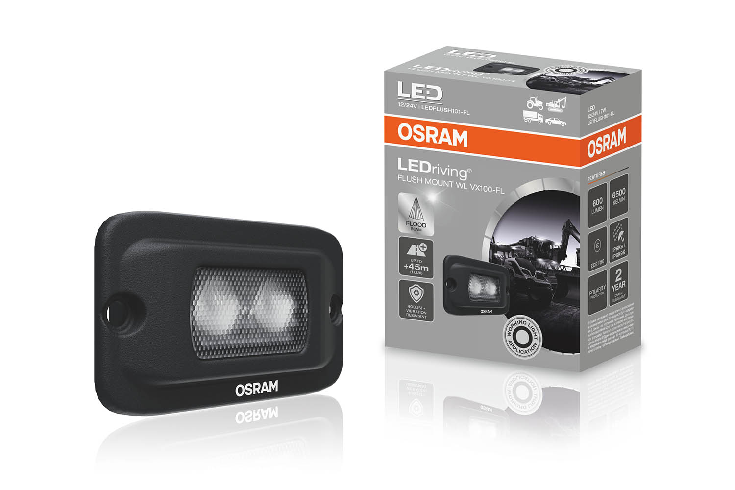 OSRAM LEDriving® WLVX100-FL, Arbeitsscheinwerfer