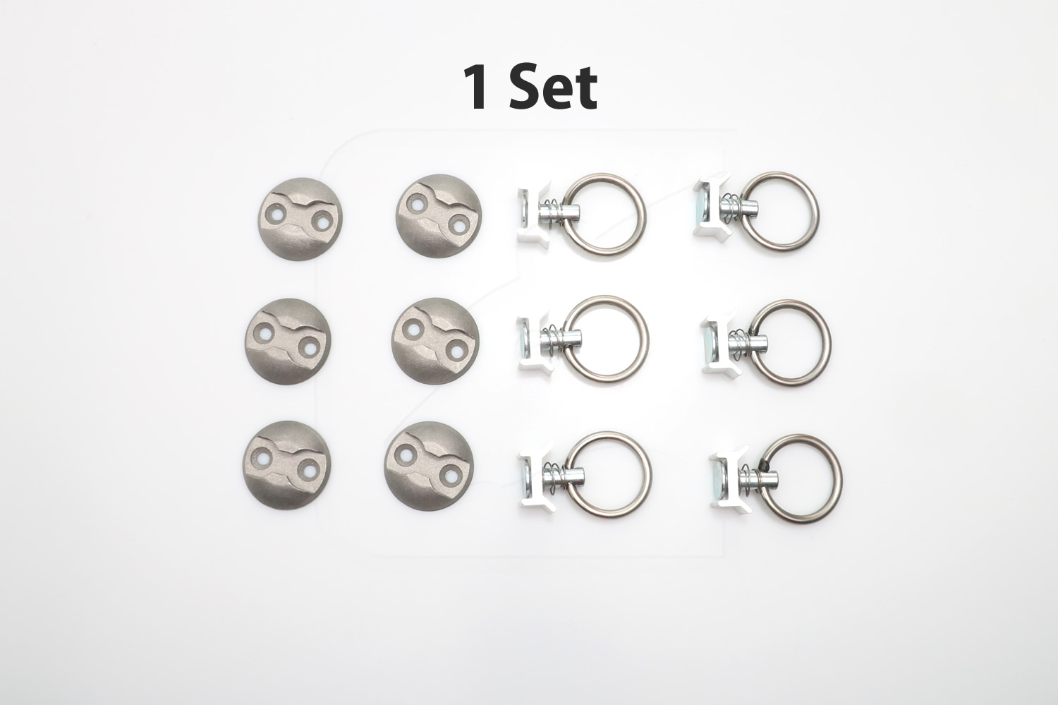 BUNDLE mit 6 ZURRPUNKTEN und 6 SINGLE STUD