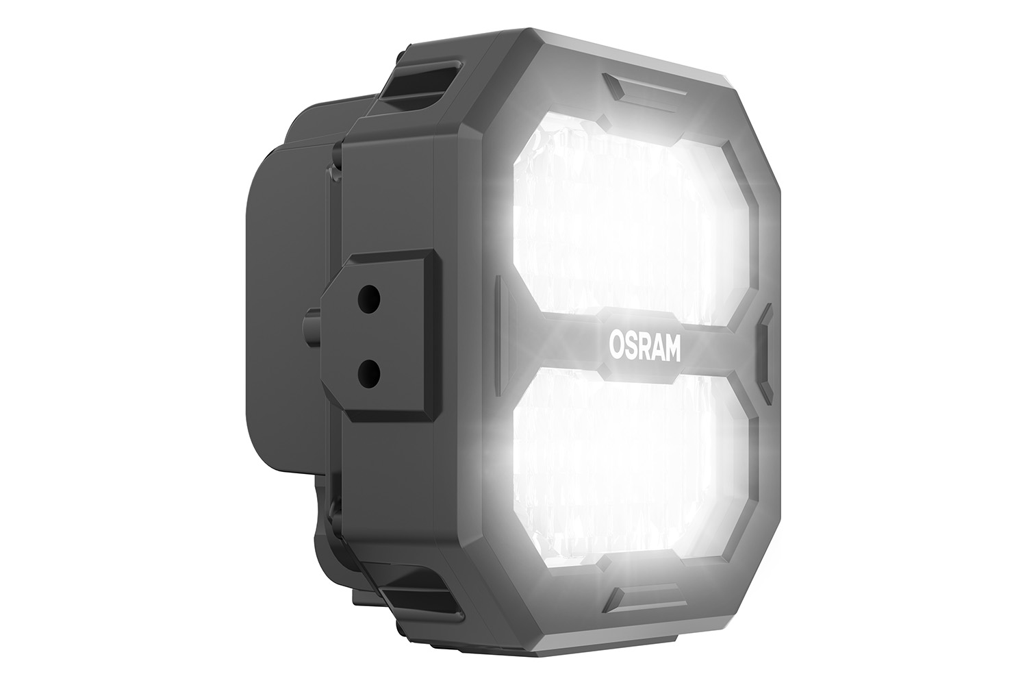 OSRAM LEDriving Cube PX3500 Wide, seitliche Ansicht, leuchtend