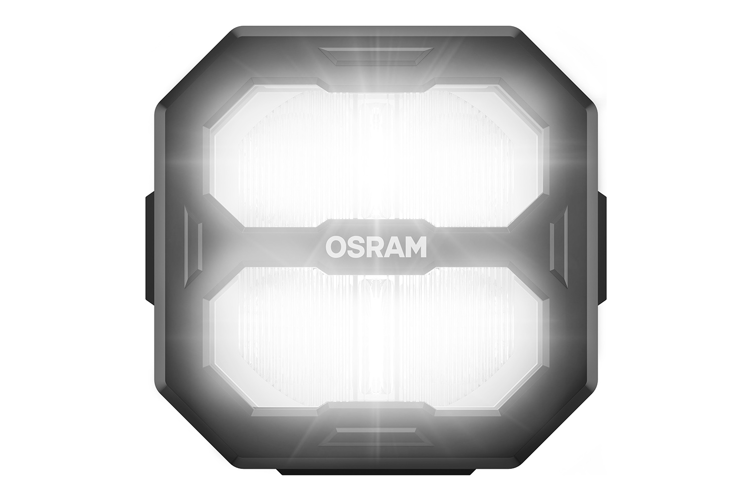 OSRAM LEDriving Cube PX2500 Ultra Wide, Frontalansicht, leuchtend