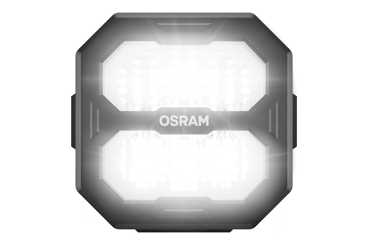 OSRAM LEDriving Cube PX2500 Flood, Frontalansicht, leuchtend