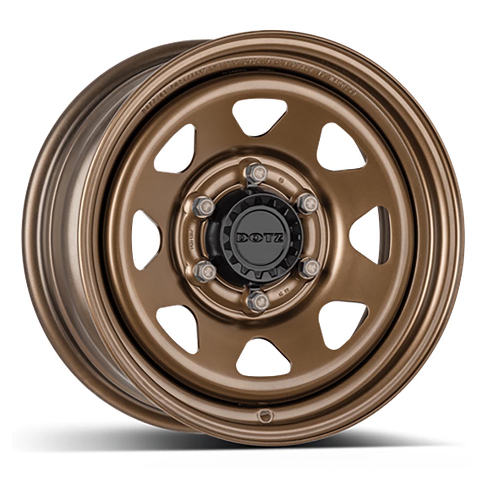 Dotz Dakar 7x16 steel rim, bronze