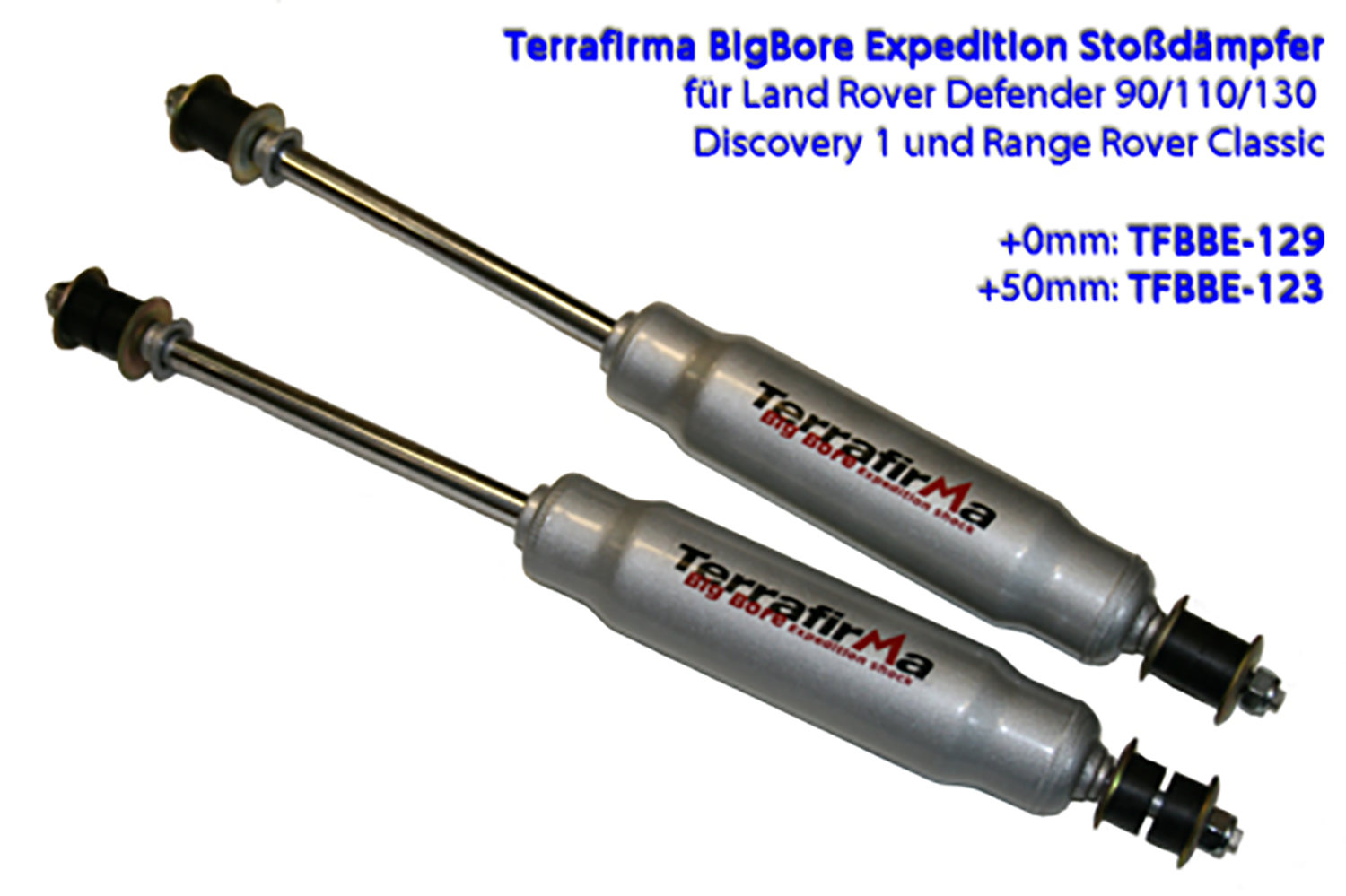 Terrafirma BigBore Expedition Stoßdämpfer, Vorderachse