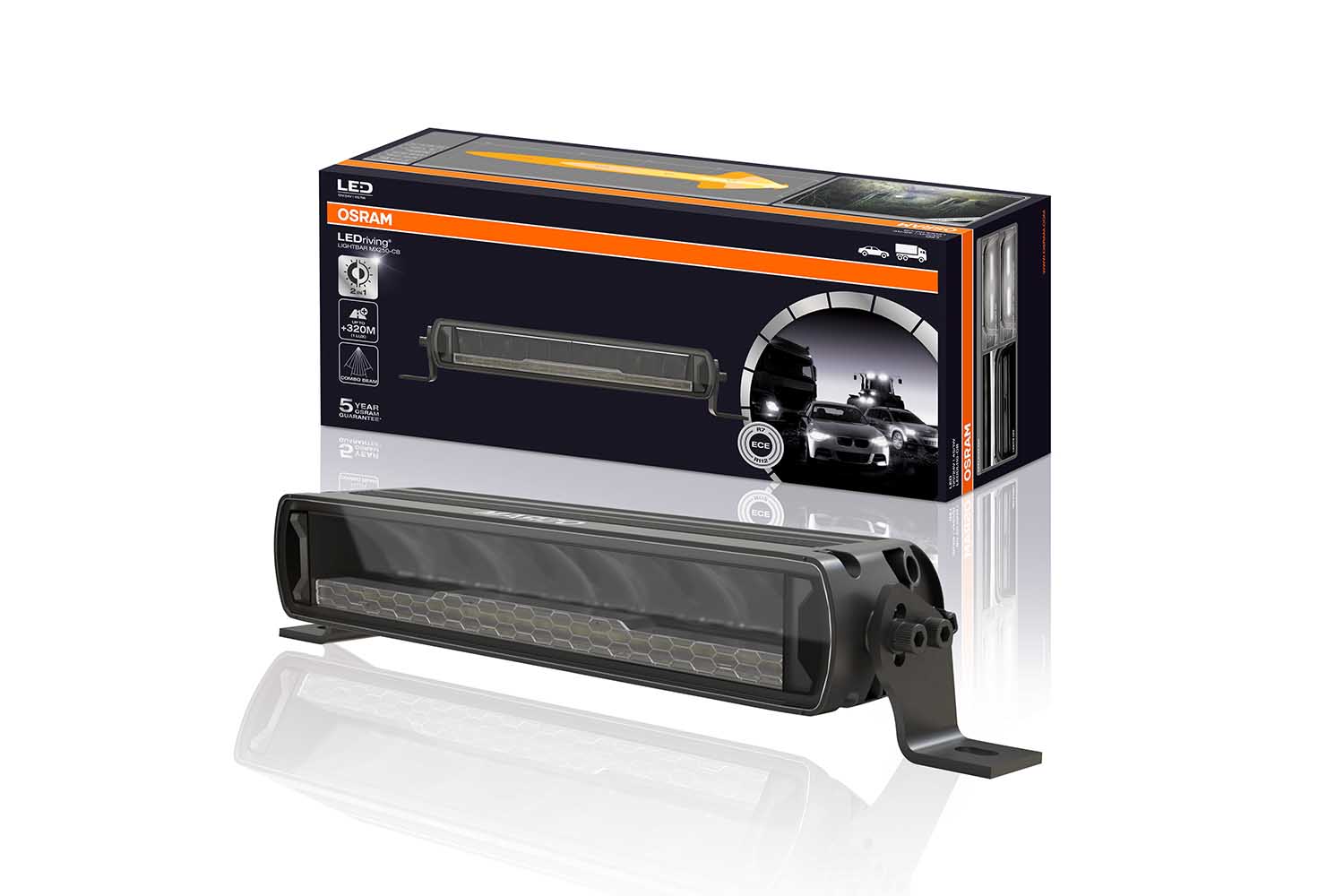 Osram LED Lightbar MX250-CB mit PL, Zusatzscheinwerfer mit Zulassung