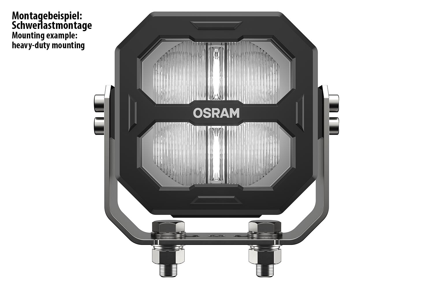 Anwendungsbeispiel, PX1500 Ultra Wide Beam mit Schwerlastmontage Kit