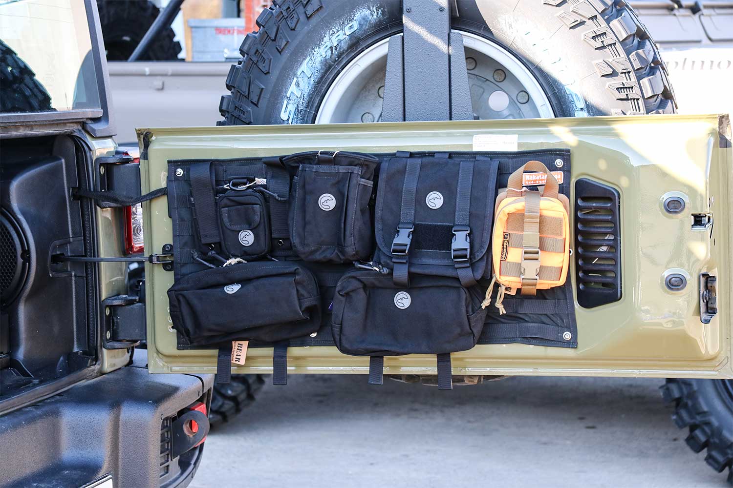 Tailgate Organizer, Jeep Wrangler, Erstehilfe