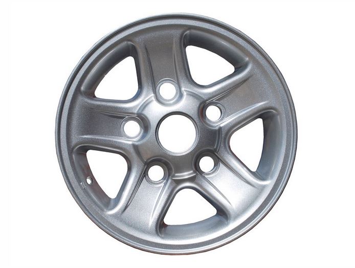 Boost Style Felge silber 7x16" für Land Rover Defender, Discovery 1 und Range Rover Classic