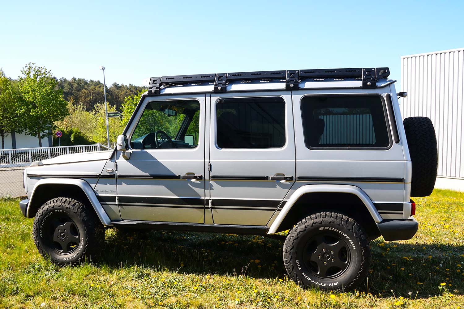 Mercedes G Klasse Dachträger, CargoBear, seitliche Ansicht