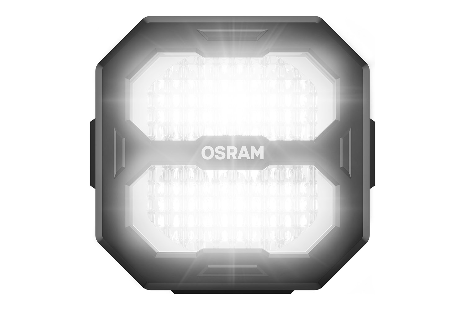 OSRAM LEDriving Cube PX3500 Wide, Frontalansicht, leuchtend