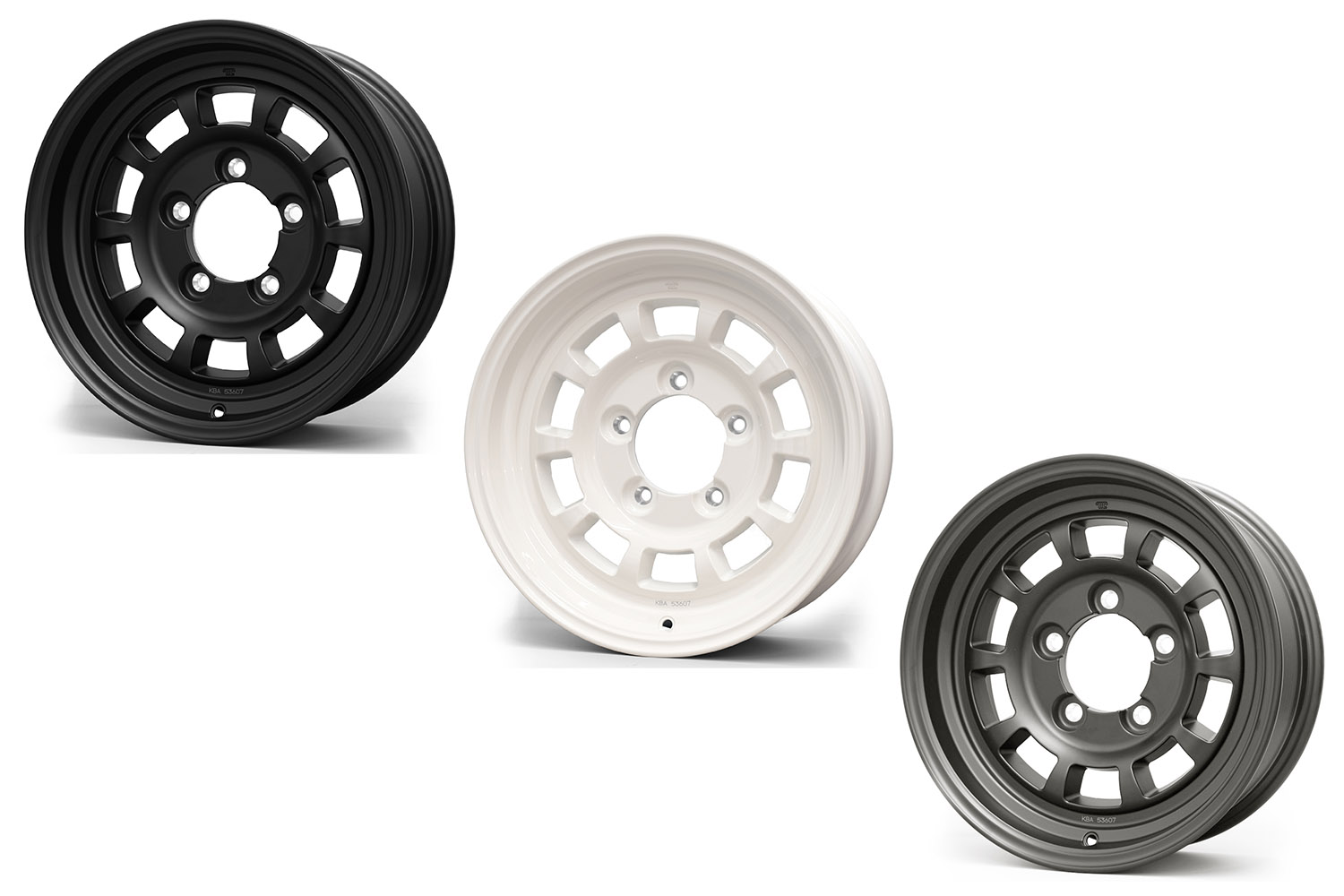 Alloy wheel for Suzuki Jimny 2 GJ/HJ High Peak J-01, in 3 colours