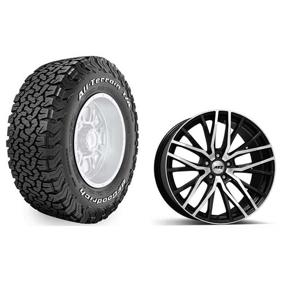 Radsatz BF Goodrich T/A All Terrain KO2 275/55R20 auf AEZ Panama 8,5x20" ET38 5x120 für New Defender