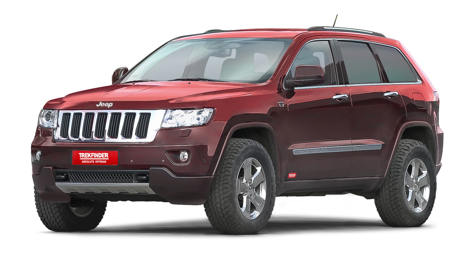 Höherlegungsfedernsatz TREKFINDER für JEEP® Grand Cherokee WK + 30 Millimeter