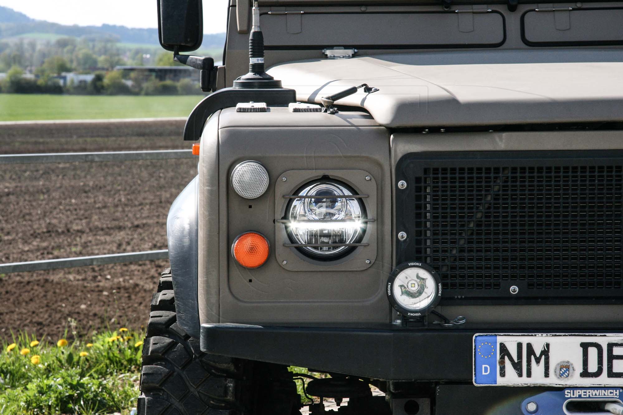 Nolden 7-Zoll 2 Bi-LID Reflektor-Hauptscheinwerfer, Anwendungsbeispiel