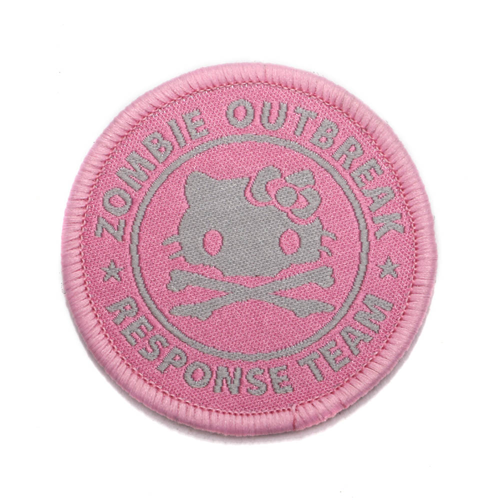 Morale Patch - KITTY ZOMBIE OUTBREAK RESPONSE TEAM, rosa