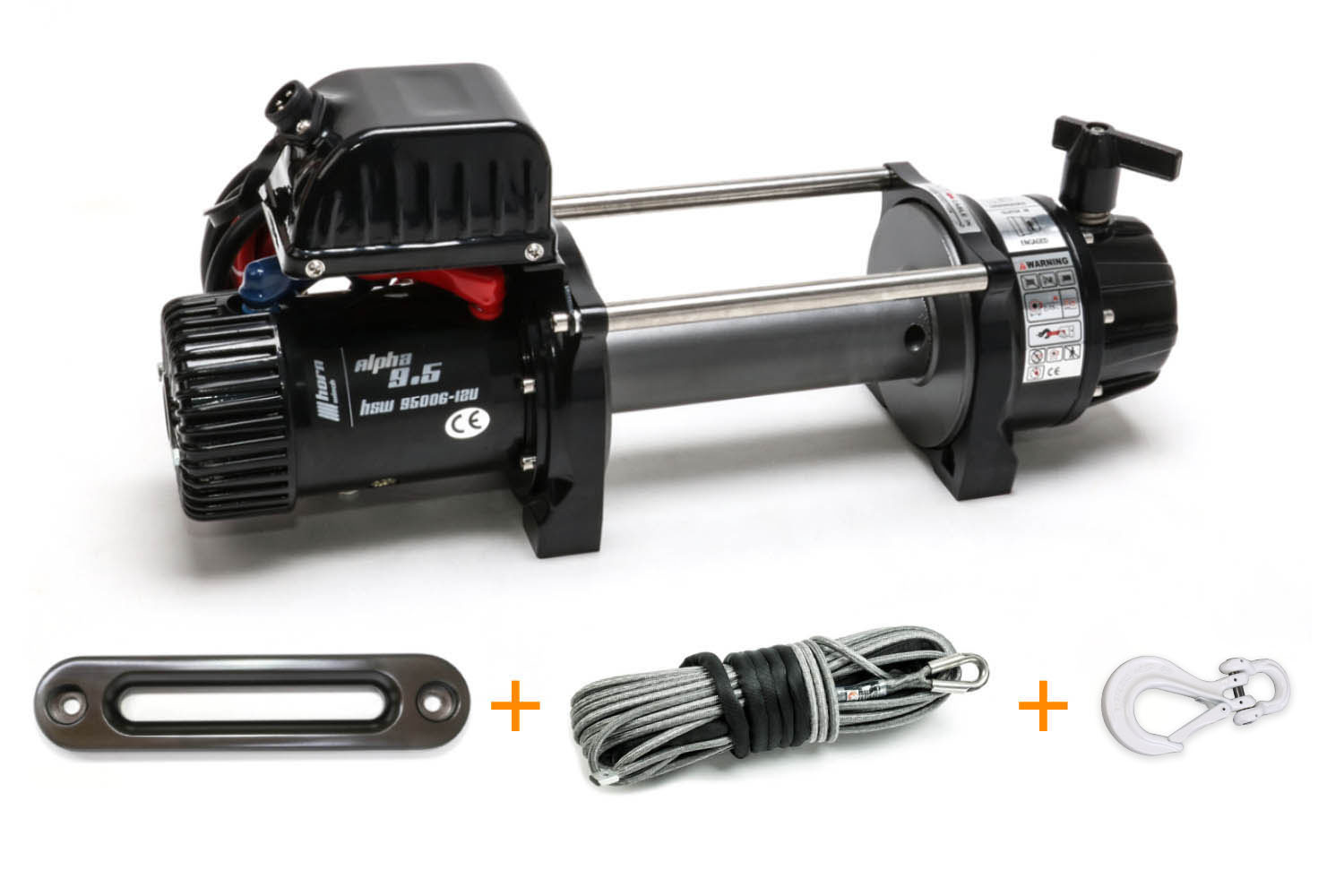 Seilwinde 5,4to AlphaG 12.0 2 Gang mit Getriebebremse 12 Volt Elektrowinde, mit Windenseil