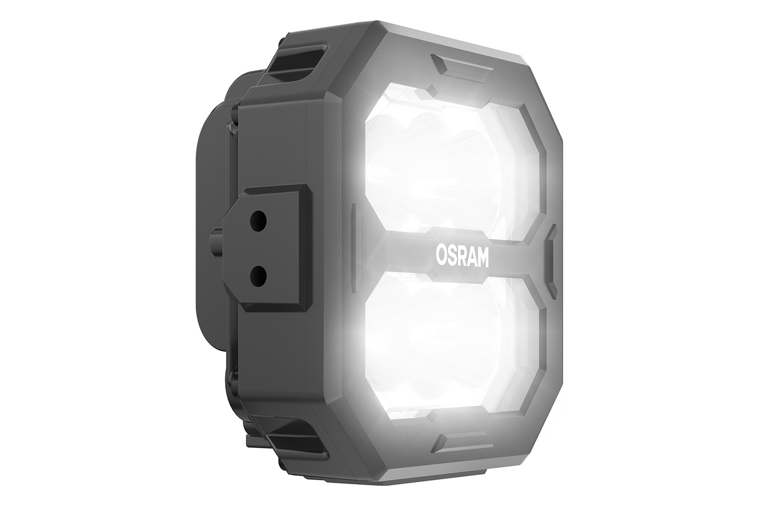 OSRAM LEDriving Cube PX1500, Spot, Ansicht seitlich, leuchtend