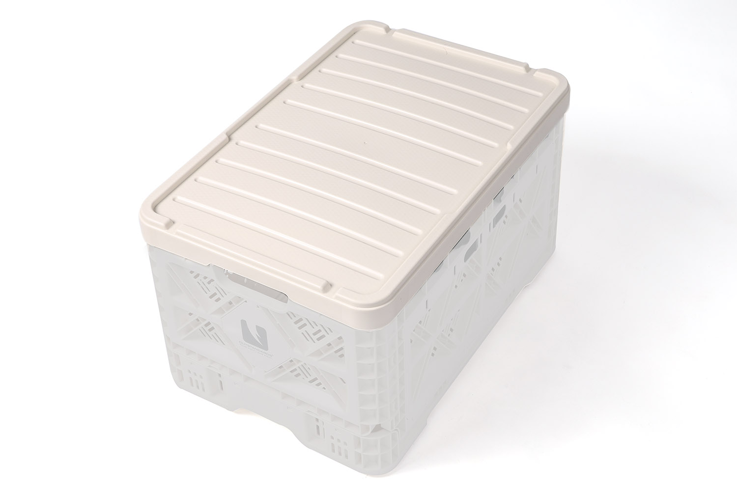 Plastic lid, ivory, for 48 litre box