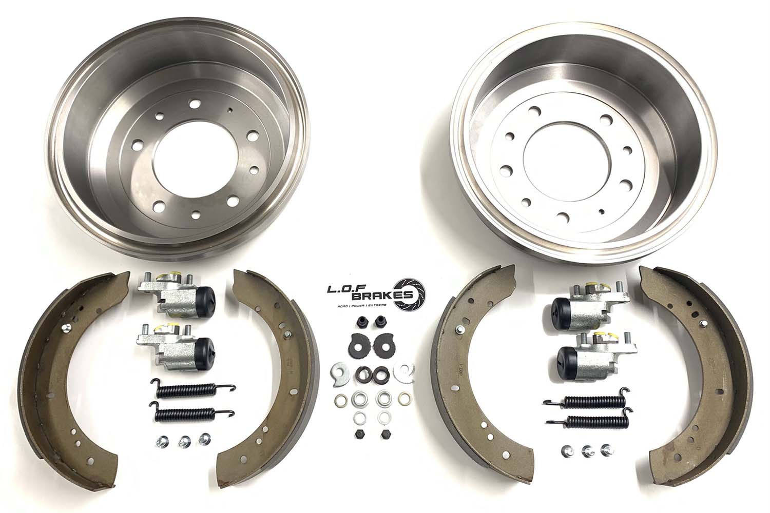 LOF Clutches POWERspec Bremskit Serie 2a&3 Vorderachse 11" (4 Zylinder bis MY1983)