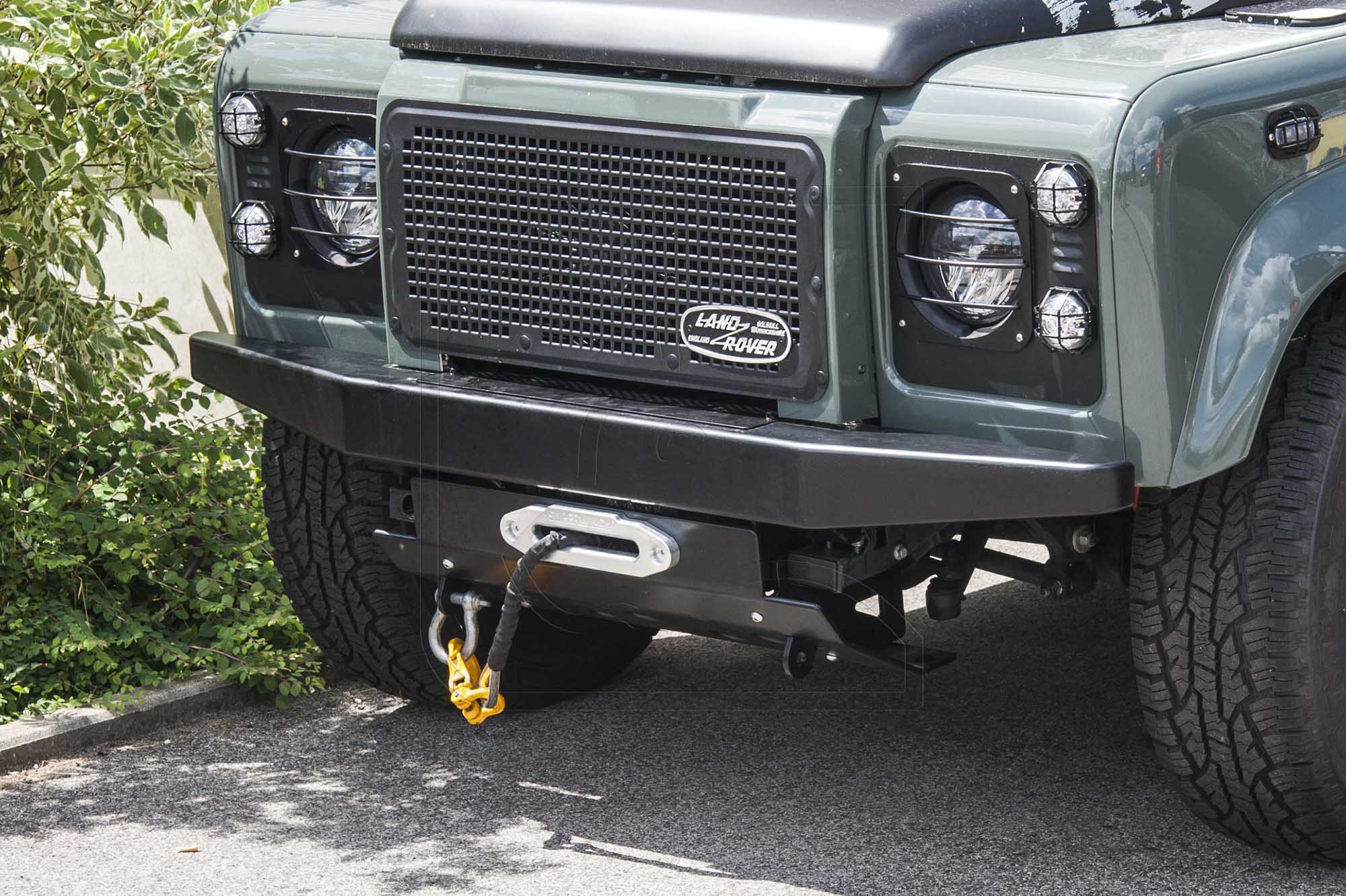 Defender hidden winch