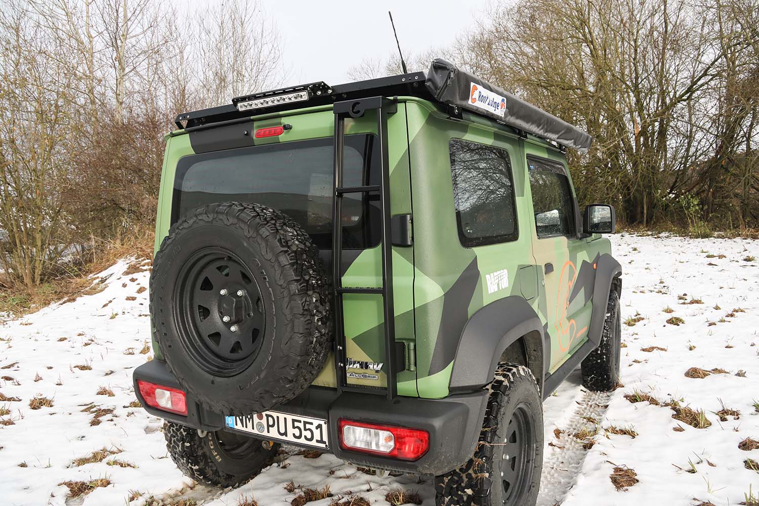 Heckleiter für Suzuki Jimny 2 Typ GJ/HJ, ab BJ 2018