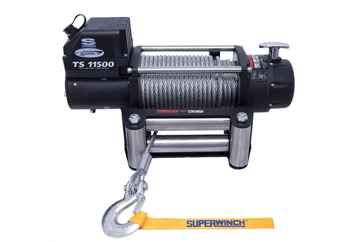 Seilwinde Superwinch Tigershark 11.5 mit Stahlseil