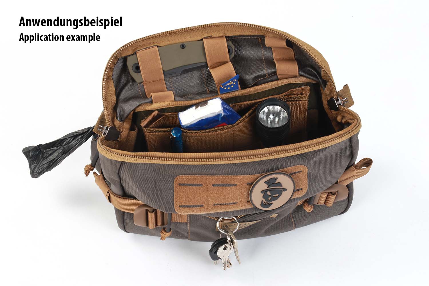 Nakatanenga Hip Bag, Anwendungsbeispiel