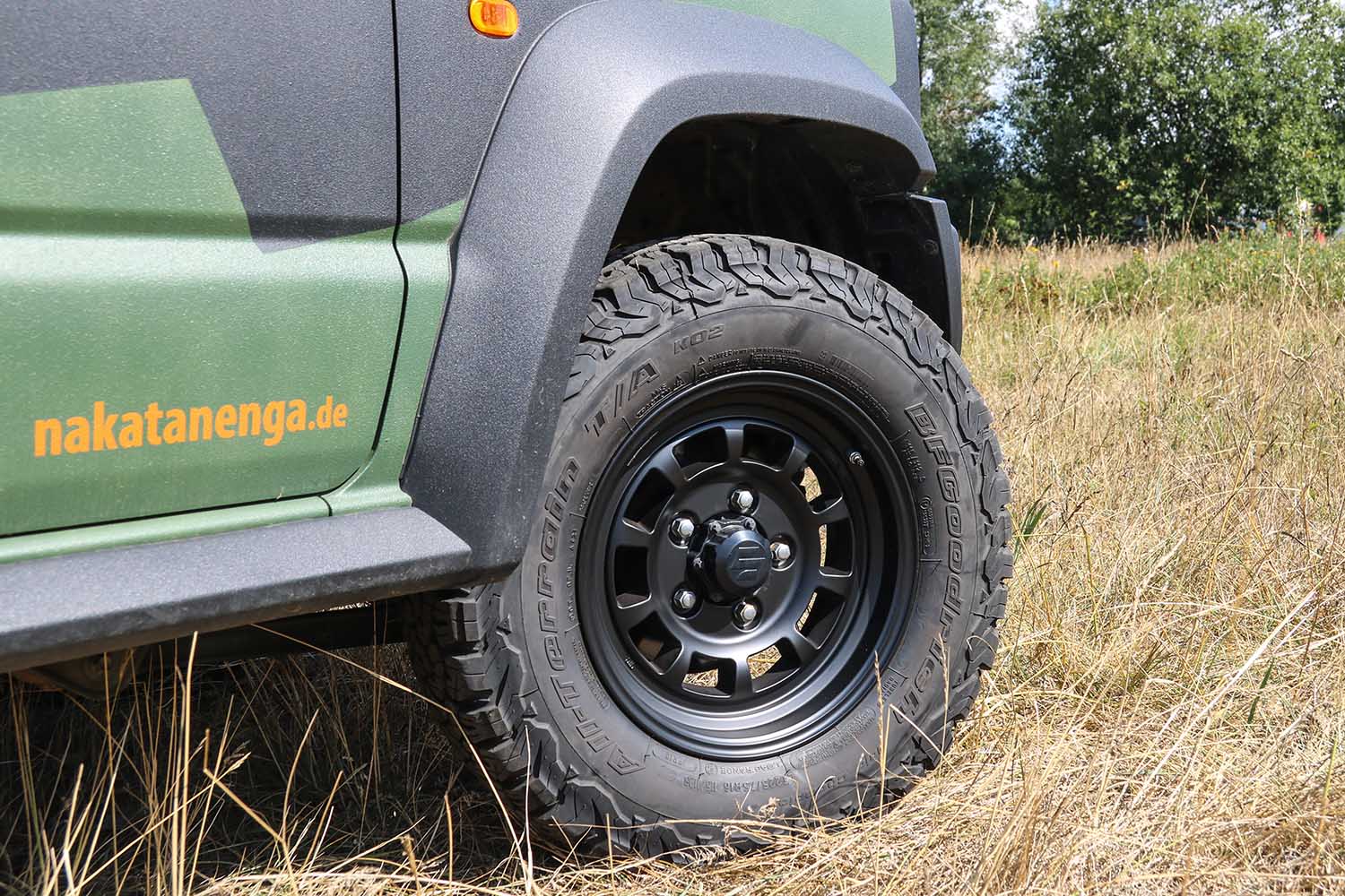 Leichtmetallfelge High Peak J-01 für Jimny 2 GJ/HJ, schwarz matt