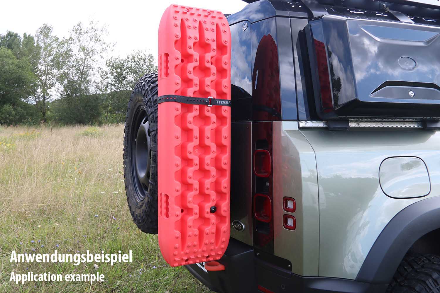 Montagebeispiel, Sandbleche am Grundträger befestigt