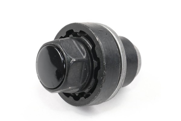 Lockable wheel nut set, black