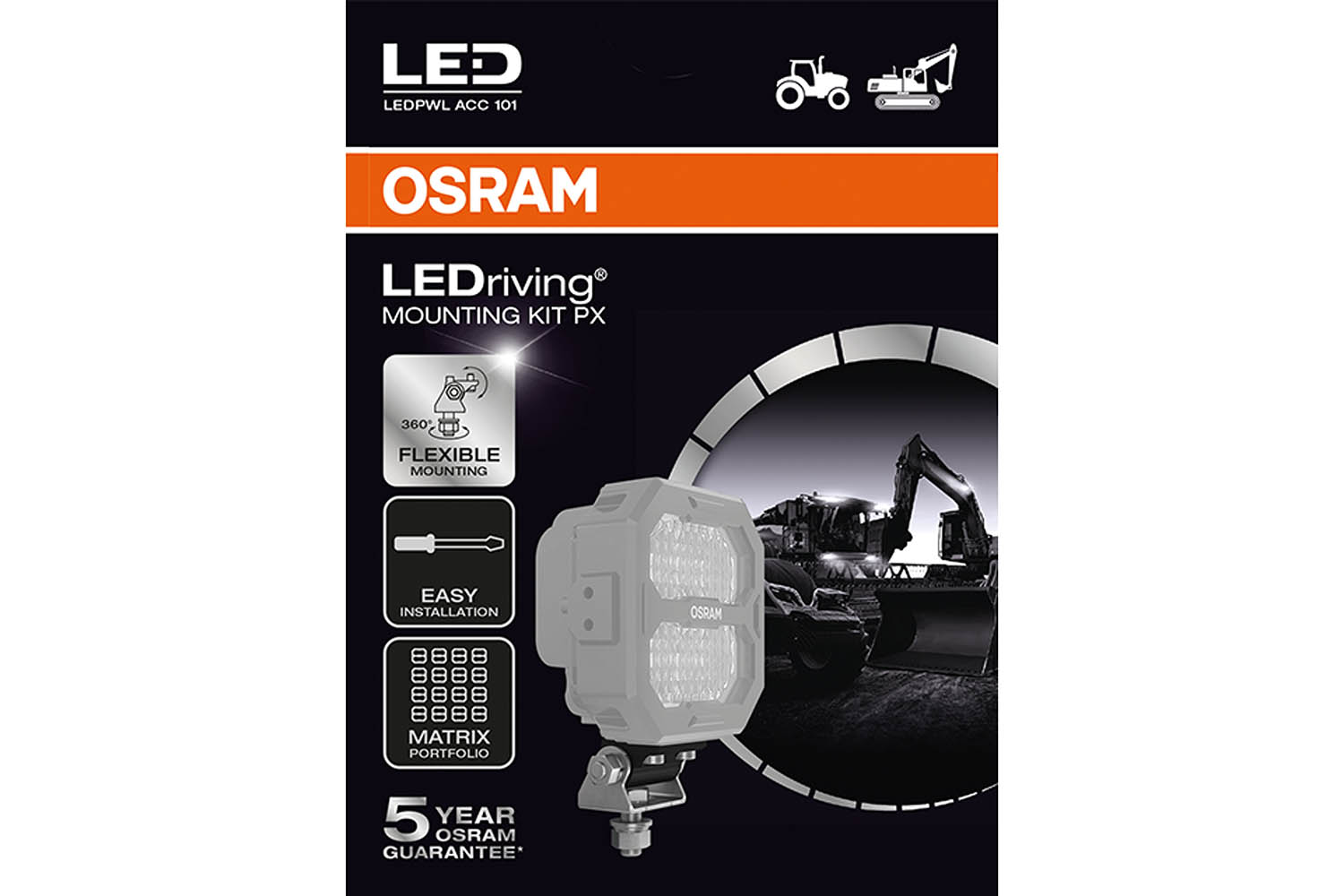 OSRAM LEDriving® WL VX100-WD, Arbeitsscheinwerfer