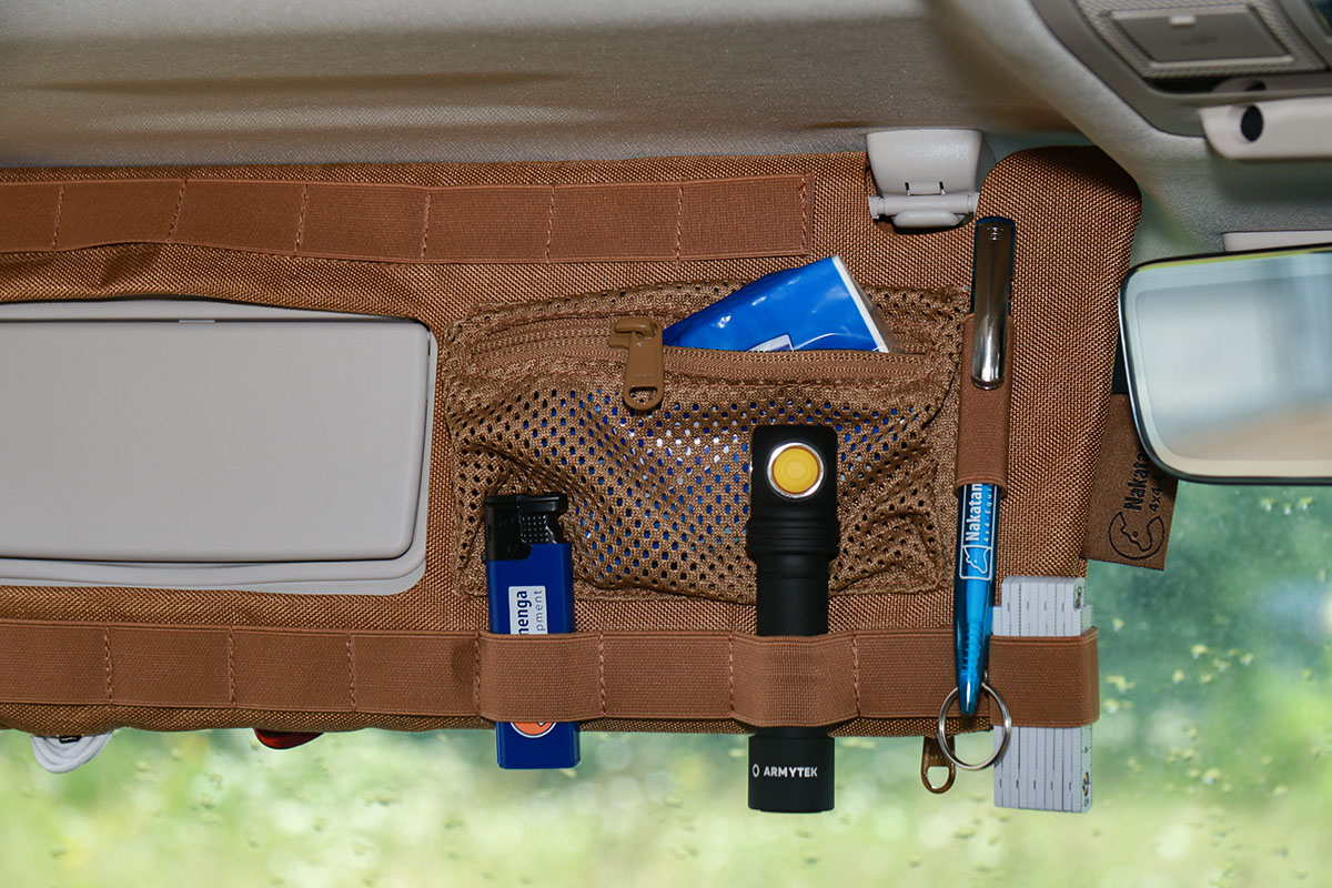 ▷ Sun visor organizer for Land Rover New Defender - available now